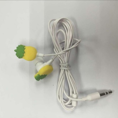 pineapple fruit design earphone with TCCC audit