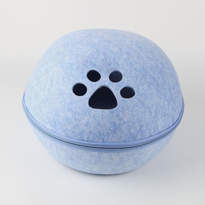 premium felt cat house and bed