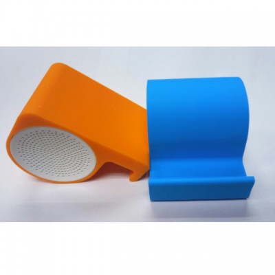 rechargeable wireless bluetooth speaker with LED light and mobile stand